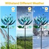 LimeHill Wind Spinner for Yard and Garden - Large Metal