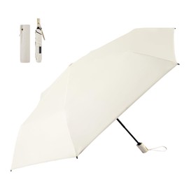 konciwa Parasol, 100% UV Protection, Full Light Blocking, Heat Blocking, Folding Umbrella, Large, Ultra Lightweight, Heatstroke Prevention, Protects Skin, Windproof & Durable, Portable, Super Water