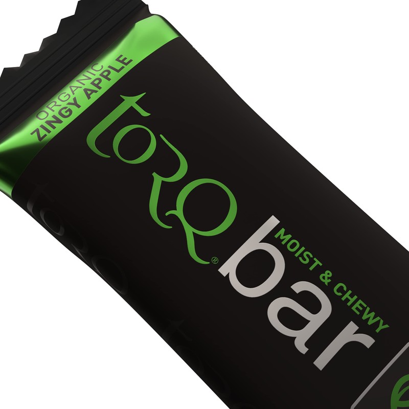 Torq Energy Bar Organic Zingy Apple - Vegan Plant Based