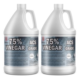 75% Vinegar ACS Grade - 2 Gallons - High-Quality Acetic Acid for Industrial and Laboratory Use