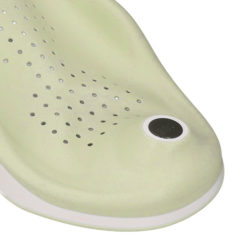 Foldable Baby Bath Support with Thermometer Slip Resistant Ergonomic Infant