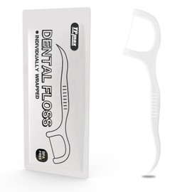 150 Count Dental Flossers Each Individually Wrapped, Floss Singles Bag, Travel Hotel Restaurant Office Car Dental Floss, Floss Picks Oral Care Teeth Clean Flat Wire
