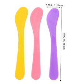 TEHAUX 10pcs Makeup Spatula Tool for Facial Masks Random Color Comfortable Handle for Easy Application for and Beauty Sampling