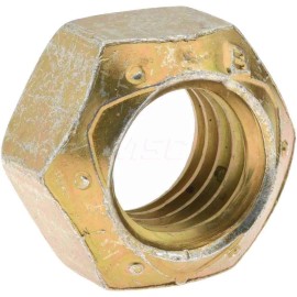 Bowmalloy 50 Pack Bowmalloy Hex Lock Nuts: 1/2-13, Grade 9 Steel, Cadmium-Plated with Wax