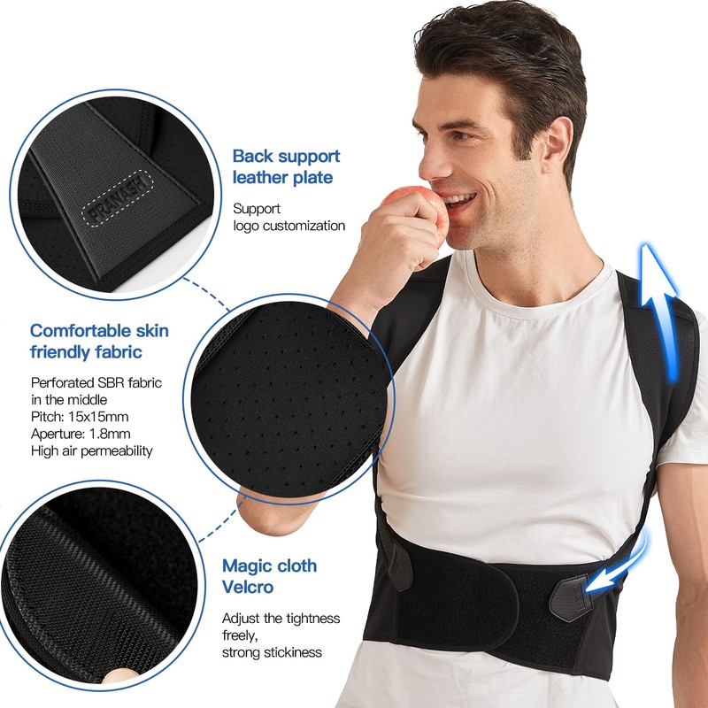 VOKOKOYA Posture Corrector for Women and Men,Adjustable Shoulder Straightener,Back Support