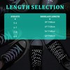 NDTEZUGT Flat Reflective Shoe Laces, 5/16"(8mm) Stylish Vibrant Cool Glow