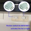 S97016971 Fan Motor & Light Switch Kit by DTAIR Replacement