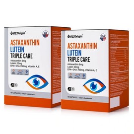 ANGET ORIGIN Enget Origin Astaxanthin Lutein Triple Care 120 Capsules, 2 Month Supply / 엔젯오리진 아스타잔틴 루테인 트리플케어 120캡슐 2개월분