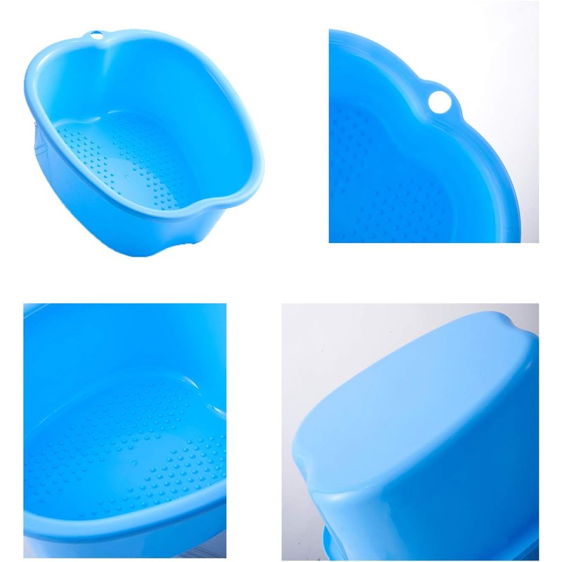 Foot Soaking Bath Basin: Plastic Foot Spa Basin for Soaking