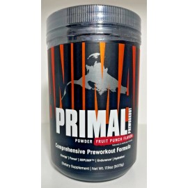 Animal Universal Primal Hardcore Pre-Workout Hydration Pump Formula 25 Servings New