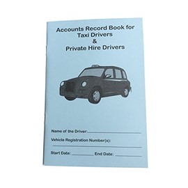 Weekly A5 Accounts Book for Taxi, Minicab, Private Hire & Hackney Carriage Drivers ׀ Account Book for Self Employed ׀ Cash Book & Expenses Book