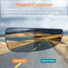 Senzeal Passenger Right Side Heated Lower Mirror Glass Replacement for