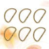 DOITOOL 100pcs d Buckle d Metal Shoulder Strap Accessories for