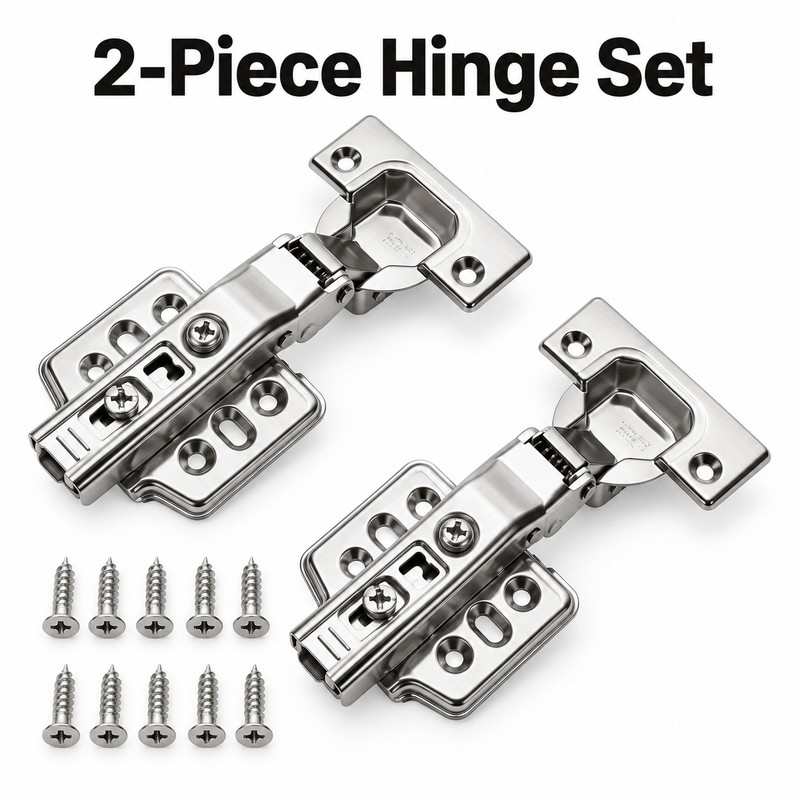 304 Stainless Steel Soft Close Cabinet Hinges – Hydraulic Concealed