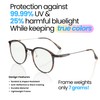Le Seven Optical Blue Light & UV Blocking Computer Glasses