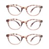 OLOMEE Reading Glasses Women Cute Small Round Readers +1.50 for