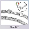 Filango Jewellery - 925 Sterling Silver Byzantine Bracelet with Lobster