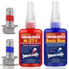 ThreadLocker Blue and Red, Thread Lock Medium and High Strength
