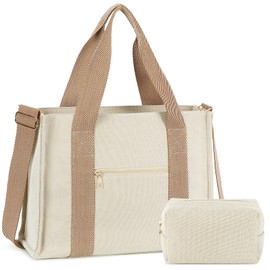 BTOOP Tote Bag for Women Work Teacher Tote Bag 15.6 inch Laptop Shoulder Bags Handbag Office Briefcase with Clutch Purse, Black-leopard Print, Large, Fashion