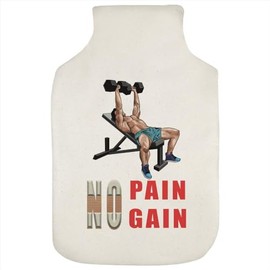 'Elevated Strength with Dumbbells' Hot Water Bottle Cover (HW00035559)