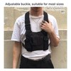 Multifunctional Chest Pack Front Chest Backpack Running Vest Bag for