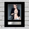 Miley Cyrus Signed Mounted Photo Display