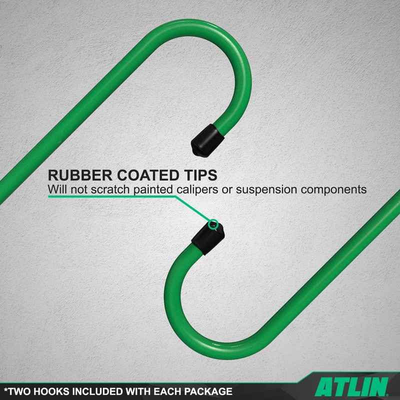 ATLIN Brake Caliper Hangers with Rubber Tips - Set of