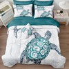 Bedbay Sea Turtle Bedding Set Twin Size Kids Boys Turtle