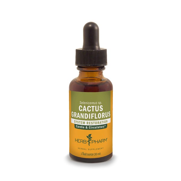 Herb Pharm Cactus Grandiflorus Liquid Extract for Cardiovascular Circulatory Support - 1 Ounce