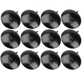Yardwe Metal Candle Holders with Spike Fixing Base 12 Pcs Iron Candle Plate Stands for DIY Wreaths Pillar Candles 2.75X2.55 Inch Fixer Holder for Home Party Decoration