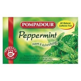 Pompadour Herbal Tea Peppermint 20TB x 2 Piece Set