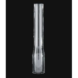 B&P Lamp® 1 7/8 Inch by 10 1/2 Inch Clear Glass Lamp Chimney for Vintage and Antique Style Globes