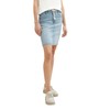 TOM TAILOR Women's Denim Skirt with Drawstring, 10142 Light Stone