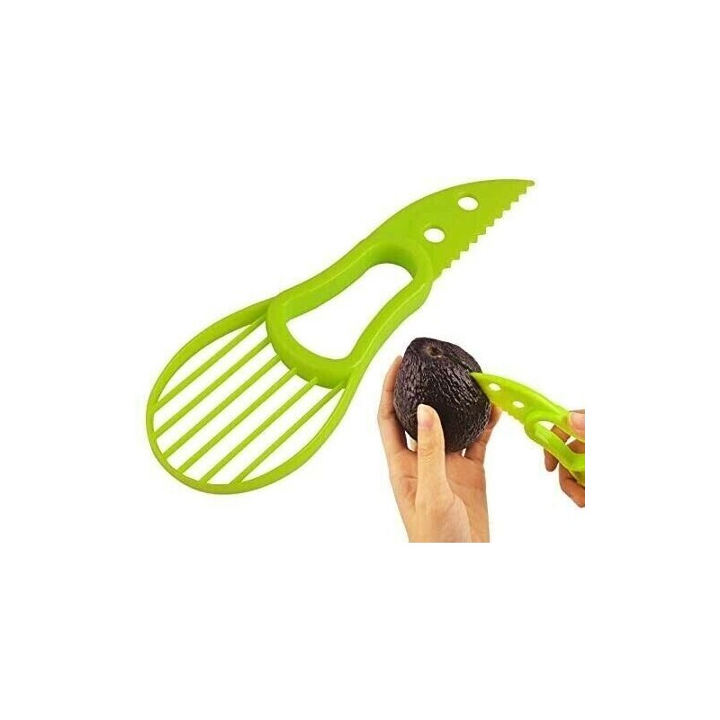3 in 1 Avocado Slicer Knife Peeler Cutter Kitchen Gadget