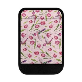 LedBack 2 Pcs Walker Handle Covers Hand Pads Accessories for Walker Rollator Wheelchair Grips Trendy Handle Cushions Grips Tulip Hummingbirds Comfy Soft Cushion Padding