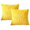 Artscope Set of 2 Wool Cushion Covers, Soft, Plush, Short