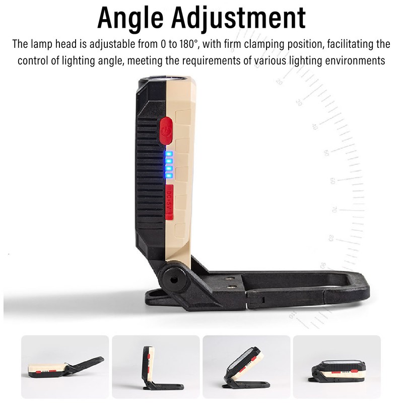 LED Work Light Super Bright Angle Adjustable Magnetic Adsorption IP66