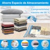 12 PCS Bolsas de Almacenamiento al Vacío con Bomba Eléctrica,