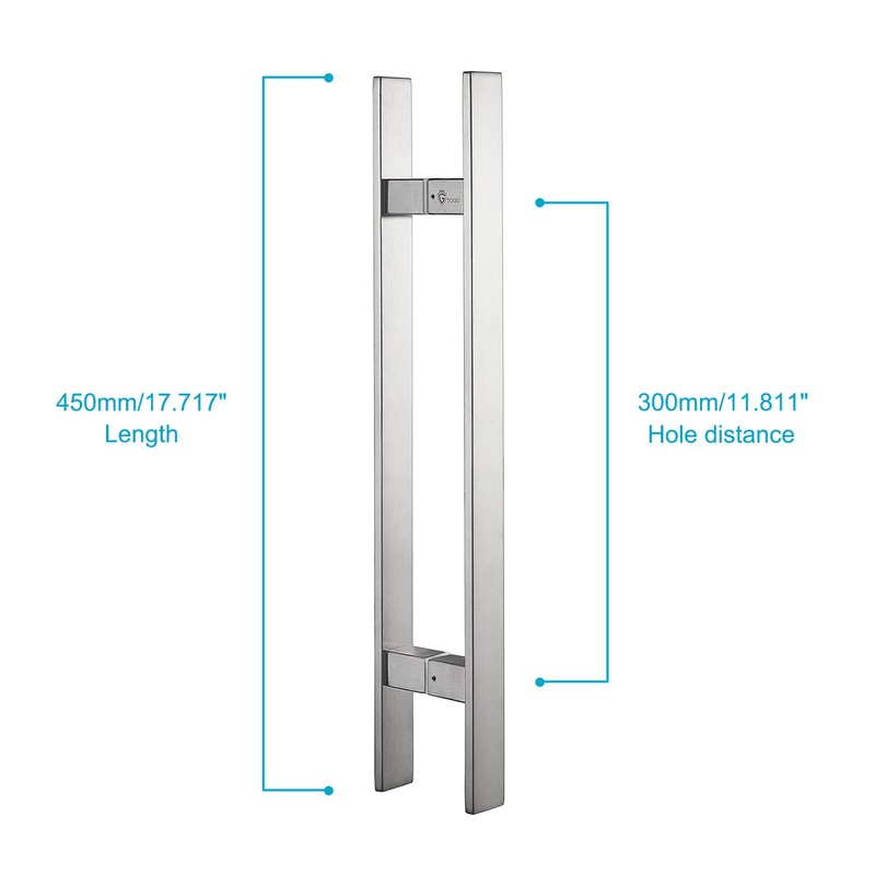 TOGU TG-6018 18 inches Solid Standoffs Heavy-Duty Commercial Grade-304 Stainless