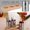 Lubonarie Chopstick Stand, Cutlery Stand, Stainless Steel, Tableware Storage, Kitchen