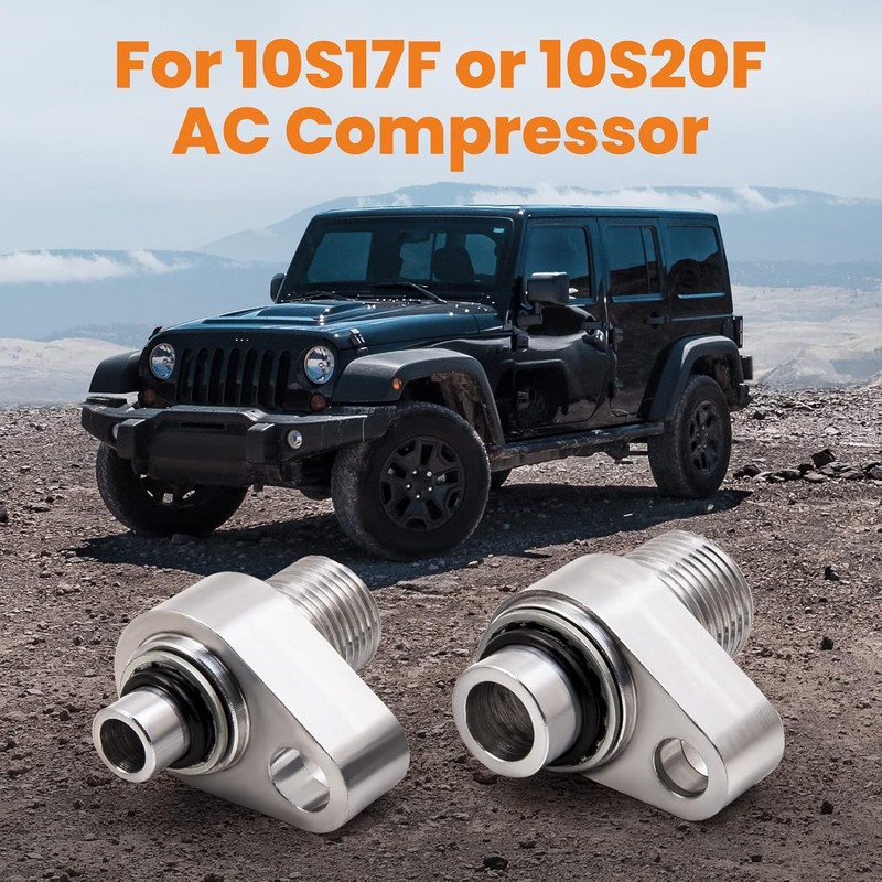 maXpeedingrods LS AC Compressor Adapter Fittings for 10S17F & 10S20F