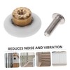 SHINEOFI 4pcs Shower Door Rollers with Nylon Bearing Pulleys for