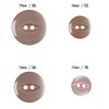 Plush Addict 10 Pack of Round Beige Fish Eye Buttons