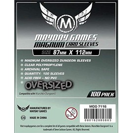 Oversized Dungeon Sleeves(87x112mm)-50 Premium