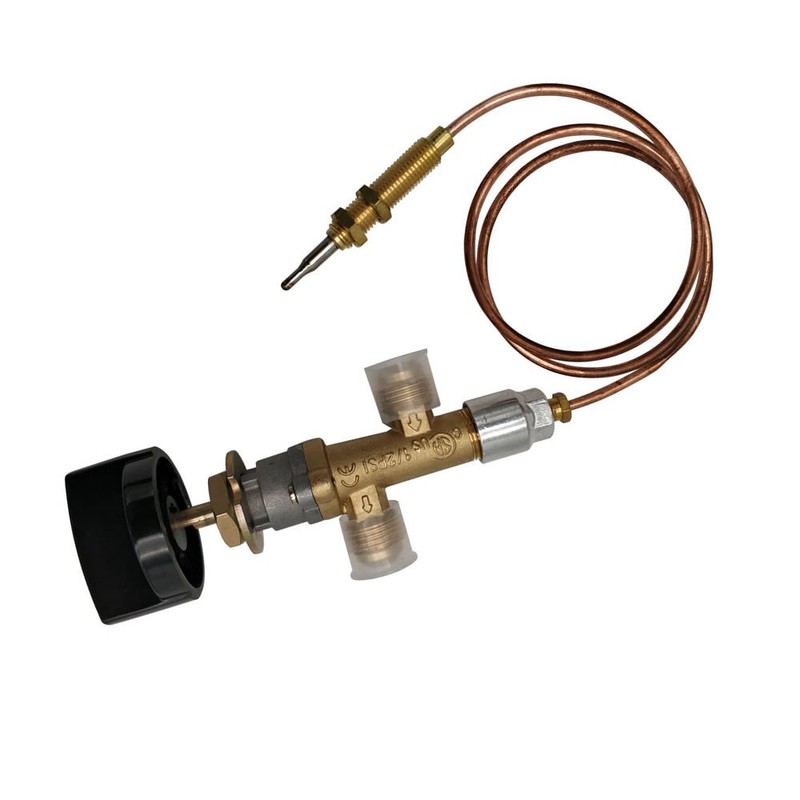METER STAR Propane Fire Pit/Fireplace Parts Gas Control Valve System