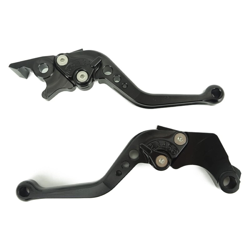 H212 Black (Black) Honda Brake Clutch Levers with 6 Adjustments