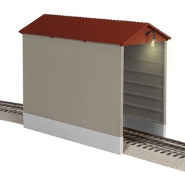 Lionel Illuminated Hopper Shed O Gauge Model Train Accessory