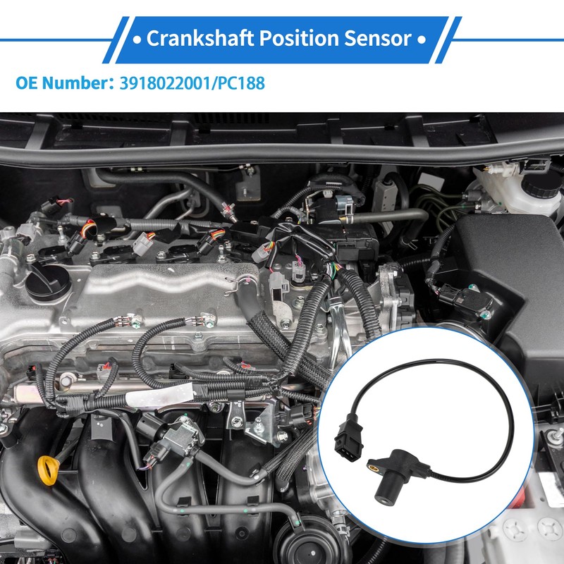 VekAuto 1 Pc Crankshaft Position Sensor for PEUGEOT 309 Hatchback