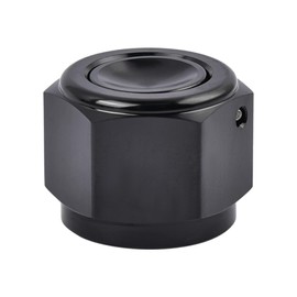 EVIL ENERGY 6AN Flare Cap Block off Fitting Plug Black