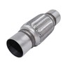 TAKPART 2.5" x 6" Exhaust Flex Pipe, Double Braided Exhaust